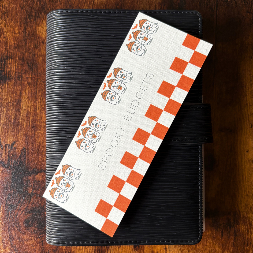 Fall Vibes Linen Pocket Planner Card A6 Binder Decor