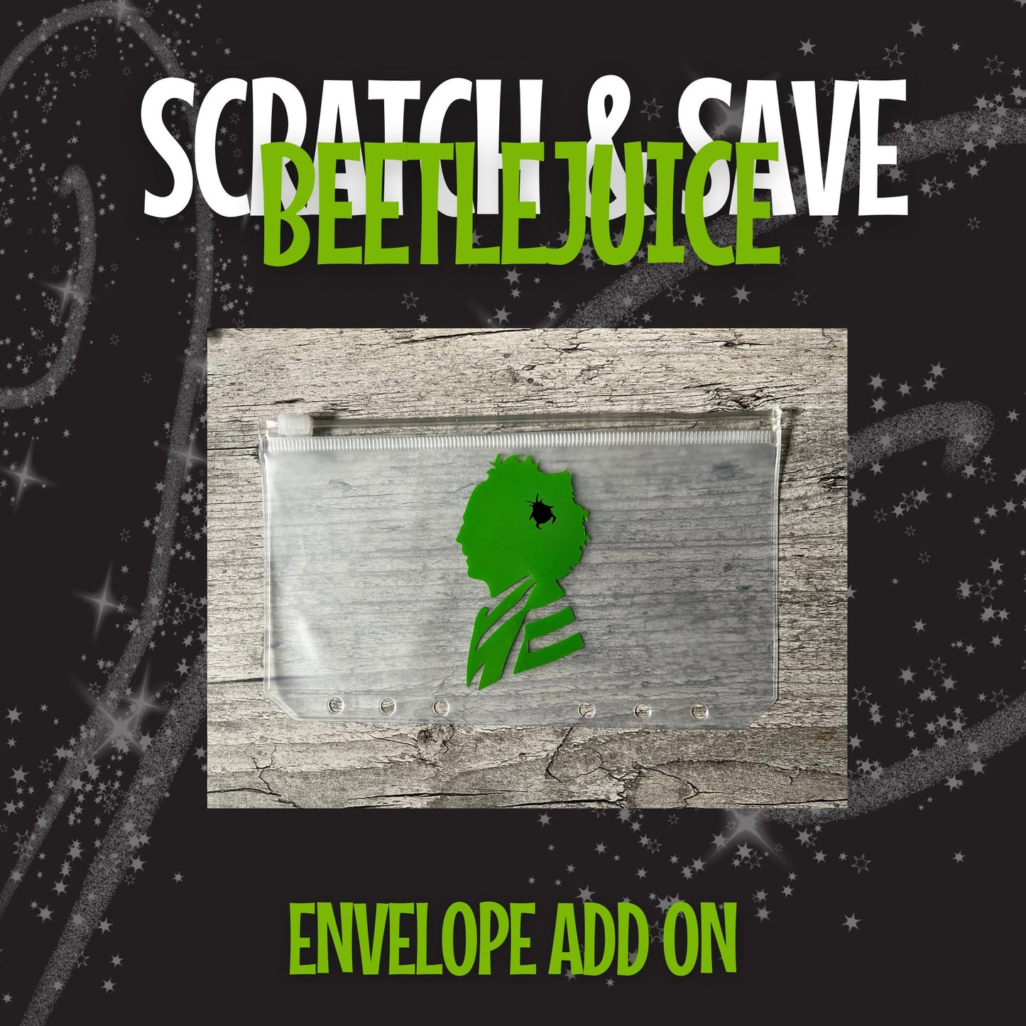 Its Showtime!! Scratch & Save Challenge 65 Dollar Savings Laminated A6 A5