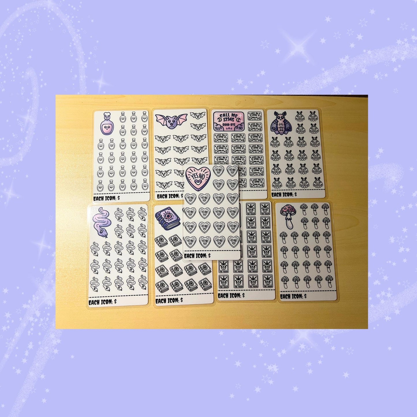 Pastel Witch Savings Trackers A6