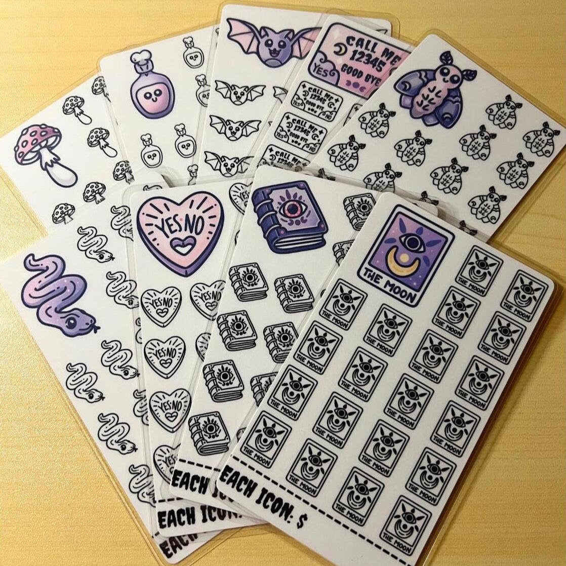 Pastel Witch Savings Trackers A6