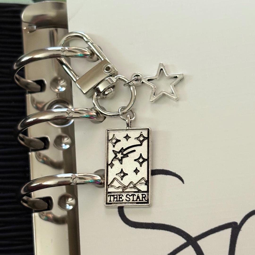Tarot Card Binder Charms