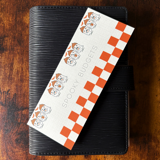 Fall Vibes Linen Pocket Planner Card A6 Binder Decor
