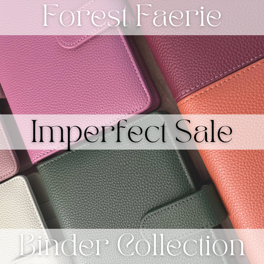 Forest Faerie A6 Pebble Binder Collection - IMPERFECT SALE
