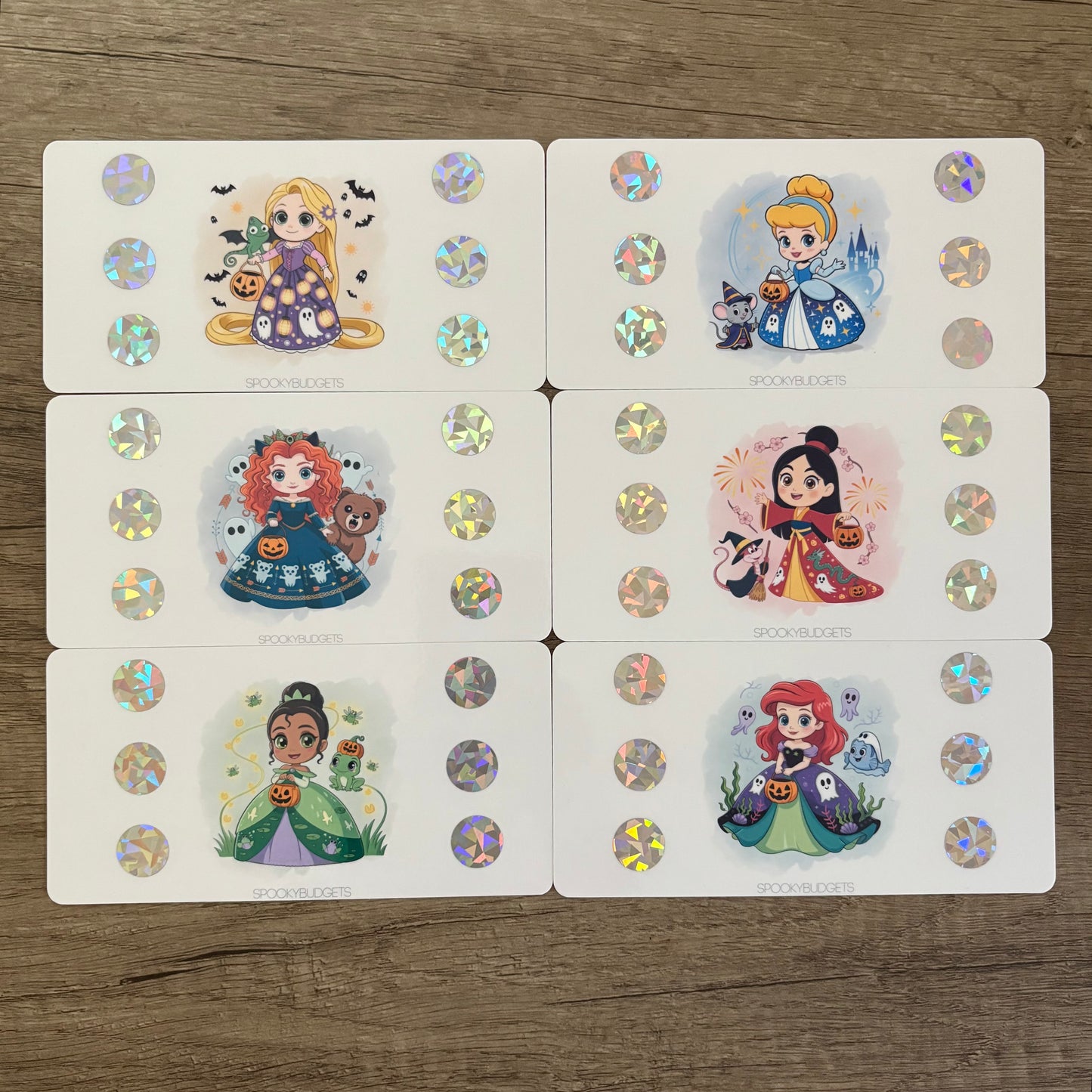 Halloween Princess Scratch & Save Challenge Set of 12