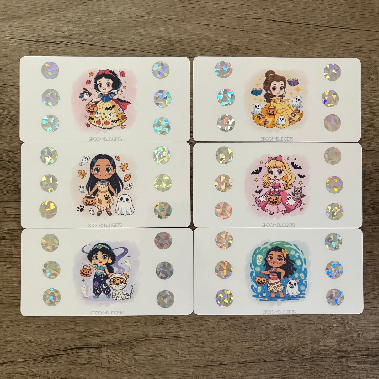 Halloween Princess Scratch & Save Challenge Set of 12