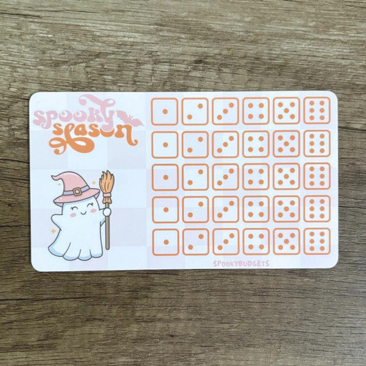 Spooky Season Roll the Dice Savings Challenge A6 A5