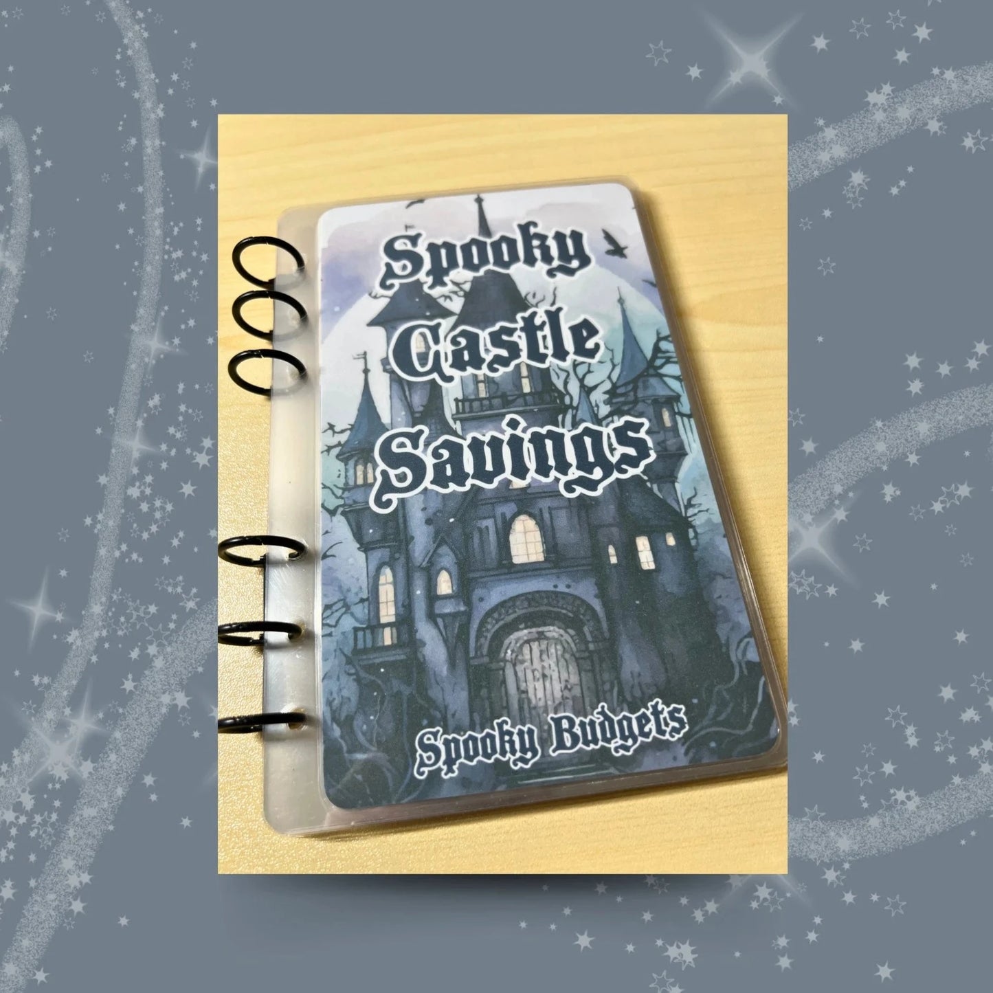 Spooky Castle Savings Challenge Book A6 Mini Binder 300 Savings