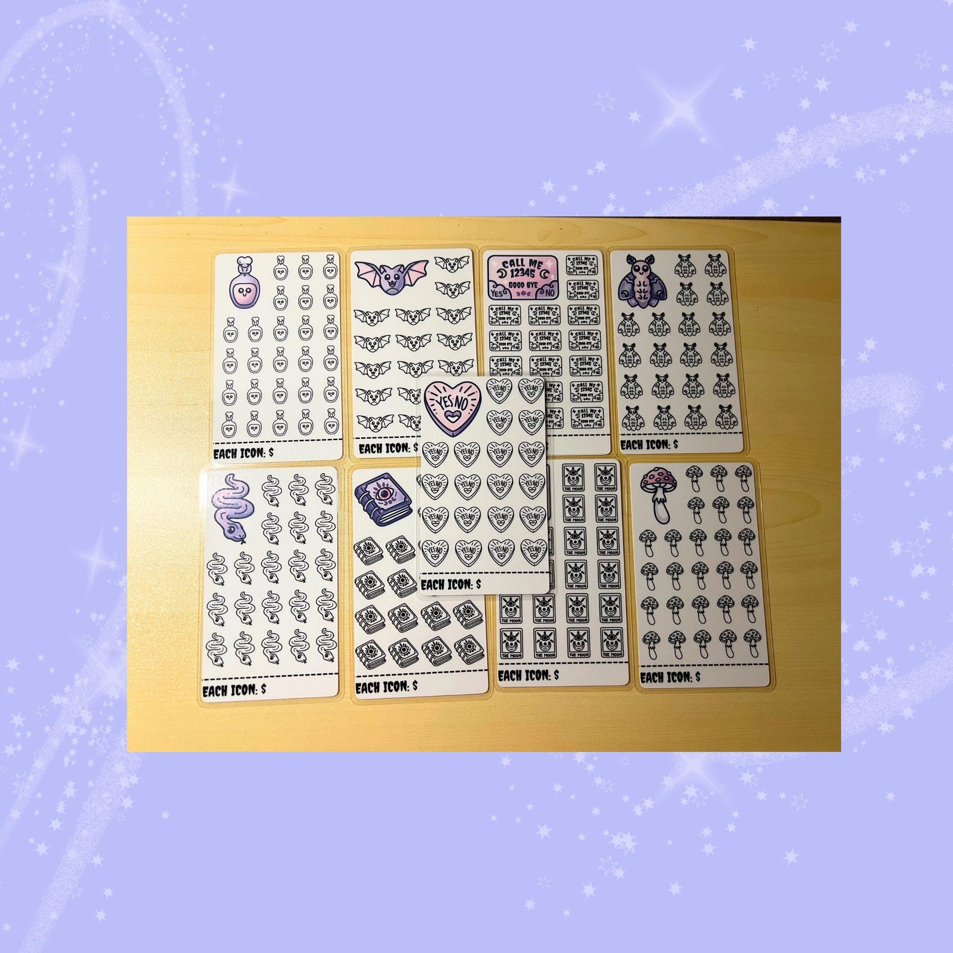 Pastel Witch Savings Trackers A6