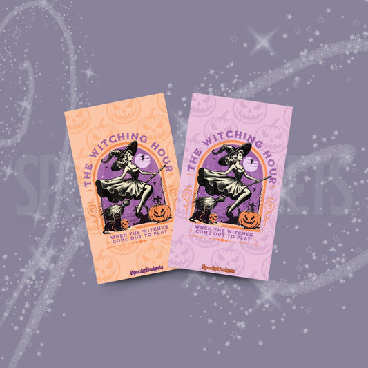 Witching Hour A6 Binder Dashboards Laminated