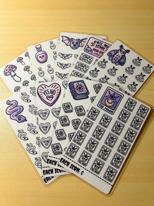 Pastel Witch Savings Trackers A6