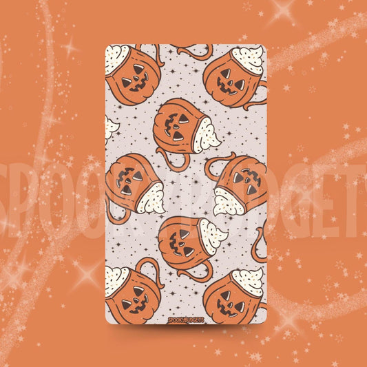 Pumpkin Spice A6 Binder Dashboards Laminated
