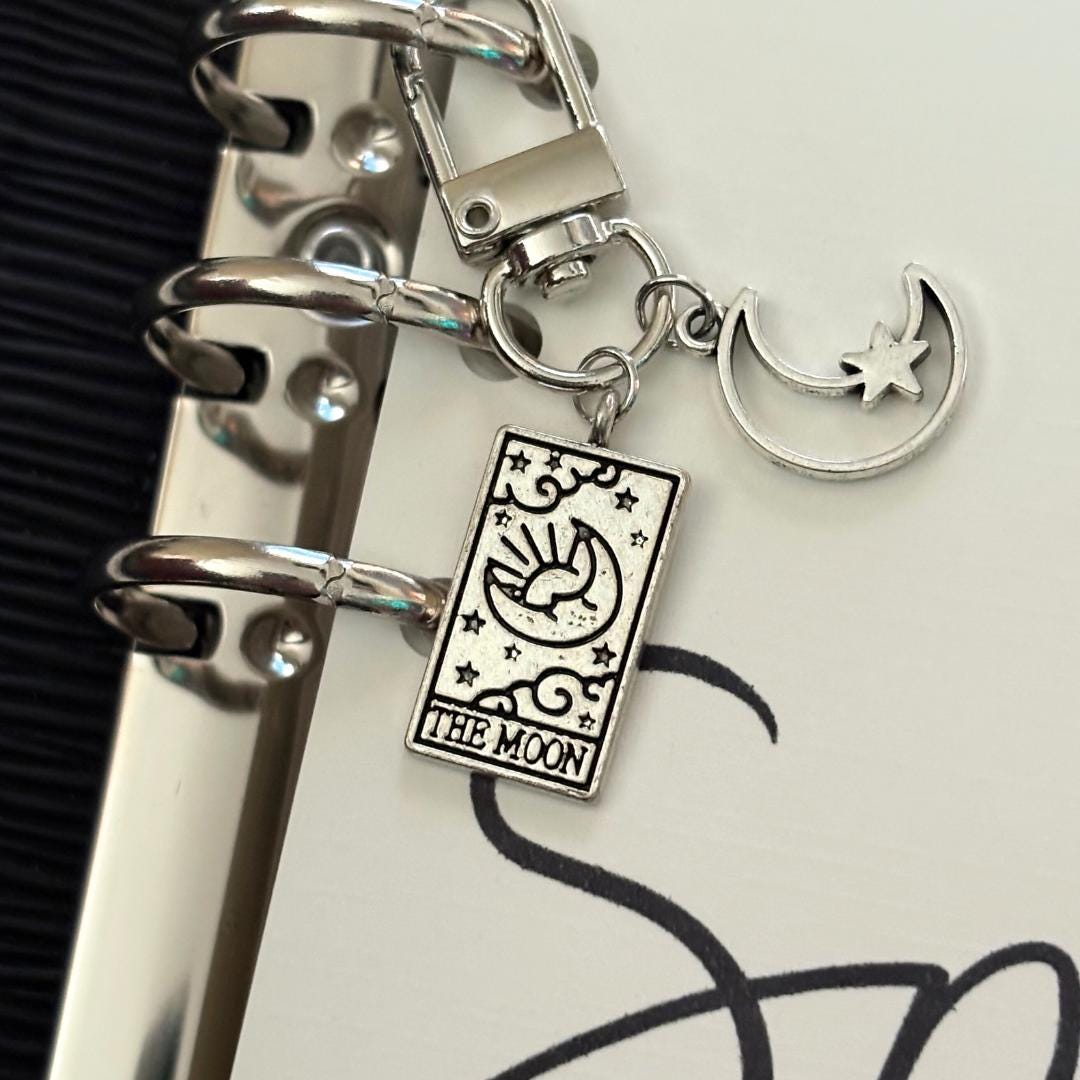 Tarot Card Binder Charms