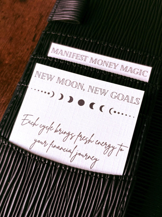 Motivational Pocket Planner Cards A6 Linen Budget Binder Decor