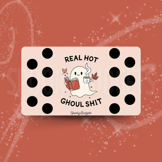 Hot Ghoul Scratch & Save Challenge Laminated A6 A5 100 Total Savings