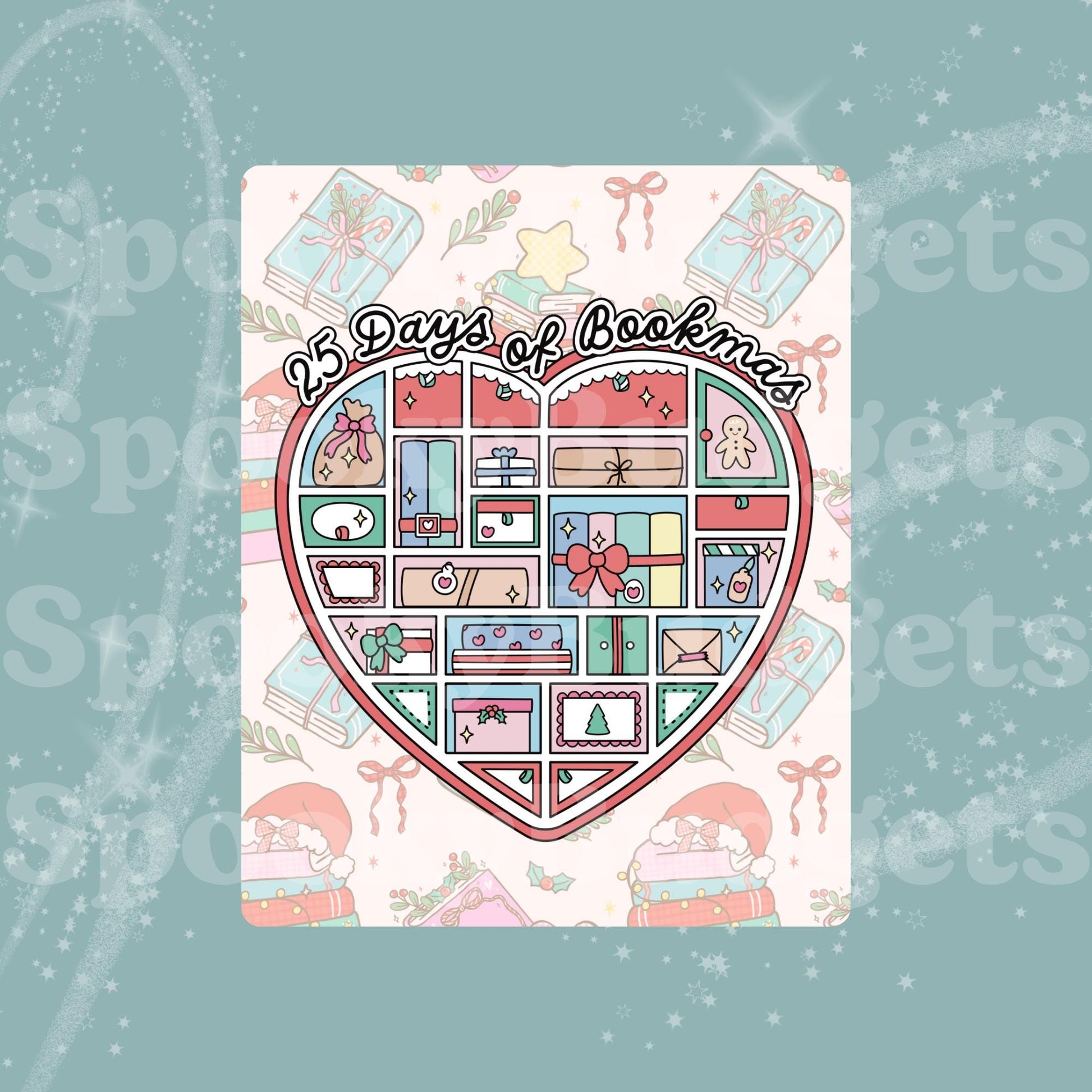 25 Days of Bookmas Scratch & Save Challenge Mini Book 150 Total Savings