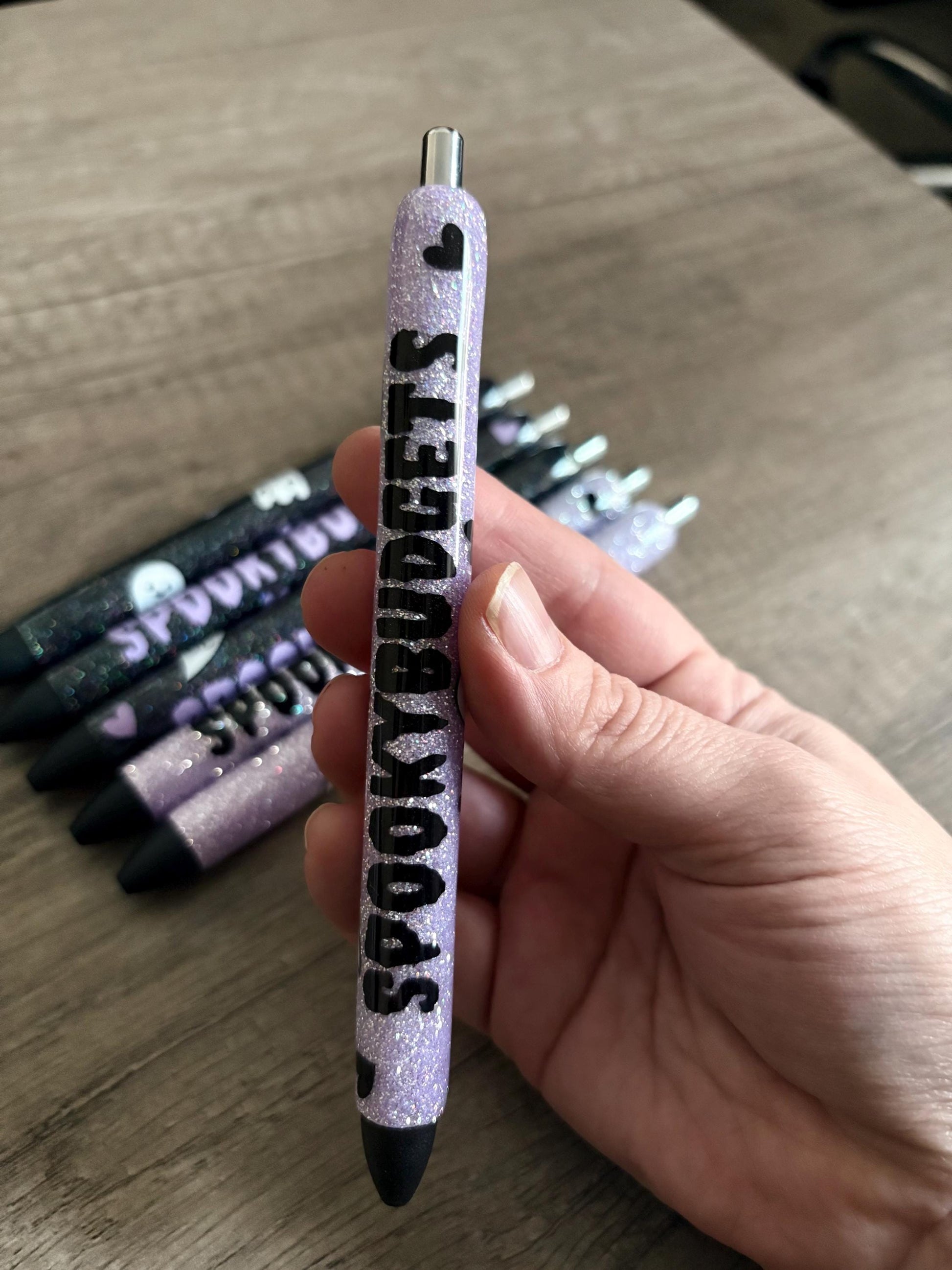 SpookyBudgets Glitter Gel Pen | Refillable Inkjoy