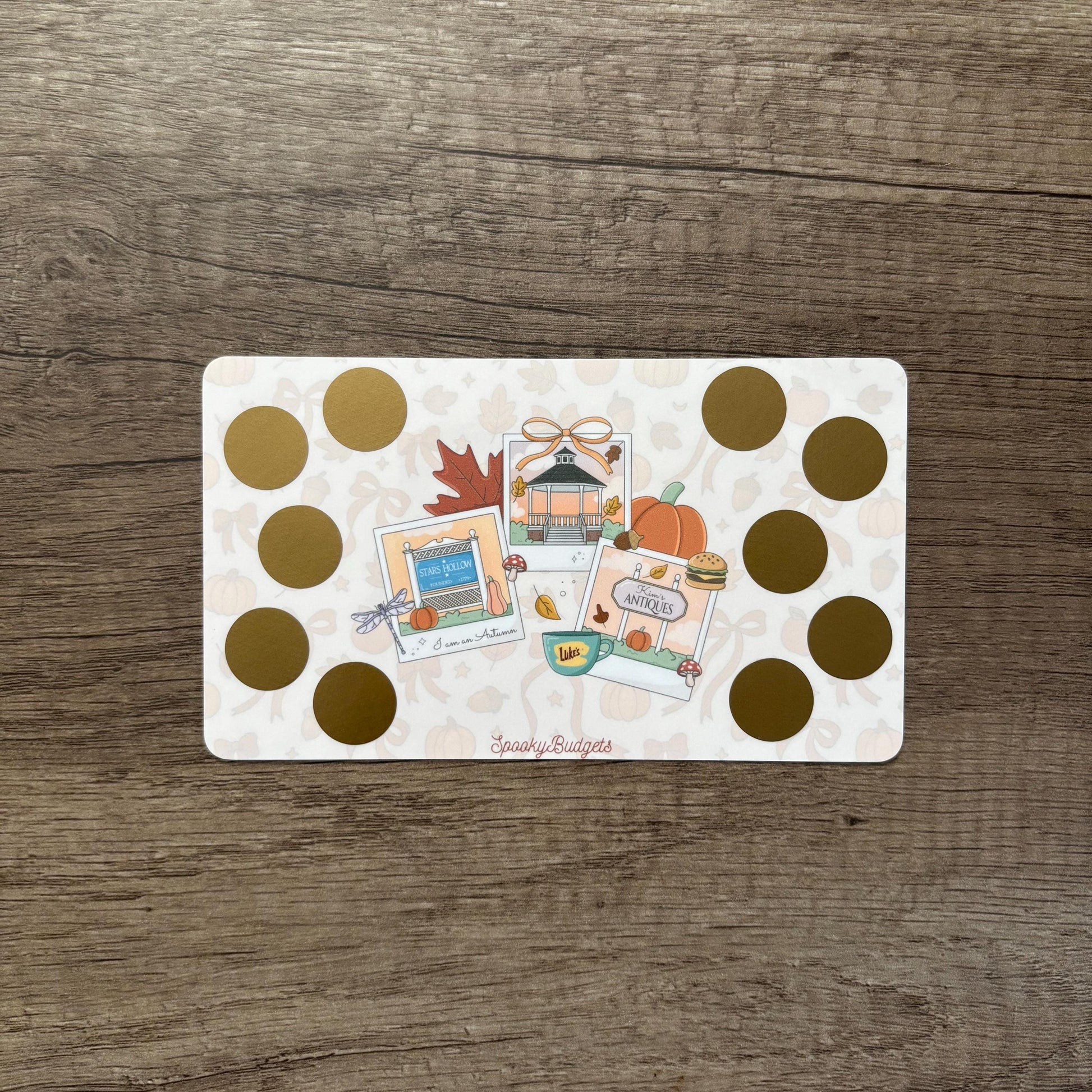 Stars Hallow Scratch & Save Challenge A6 50 Total Savings w/ Envelope Add on