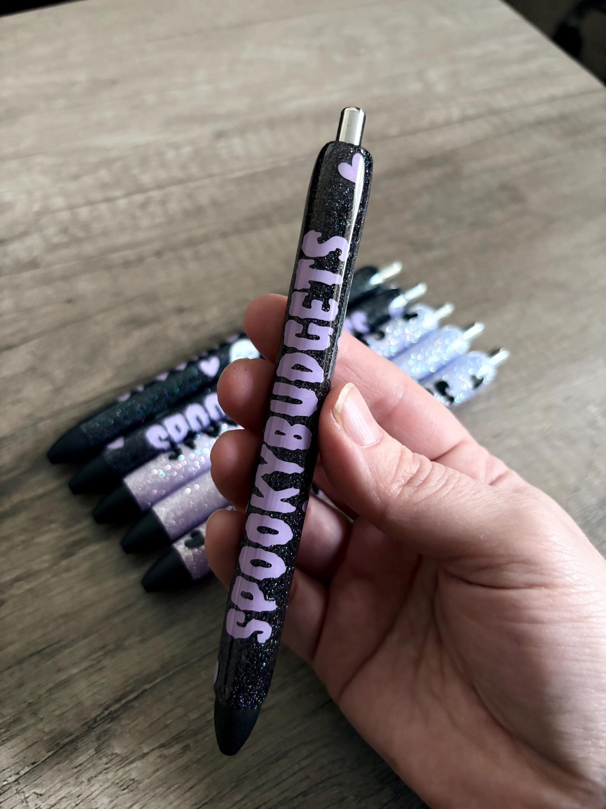 SpookyBudgets Glitter Gel Pen | Refillable Inkjoy