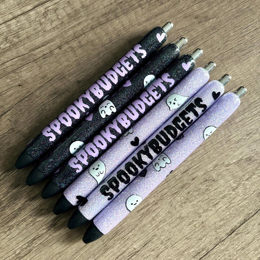 SpookyBudgets Glitter Gel Pen | Refillable Inkjoy