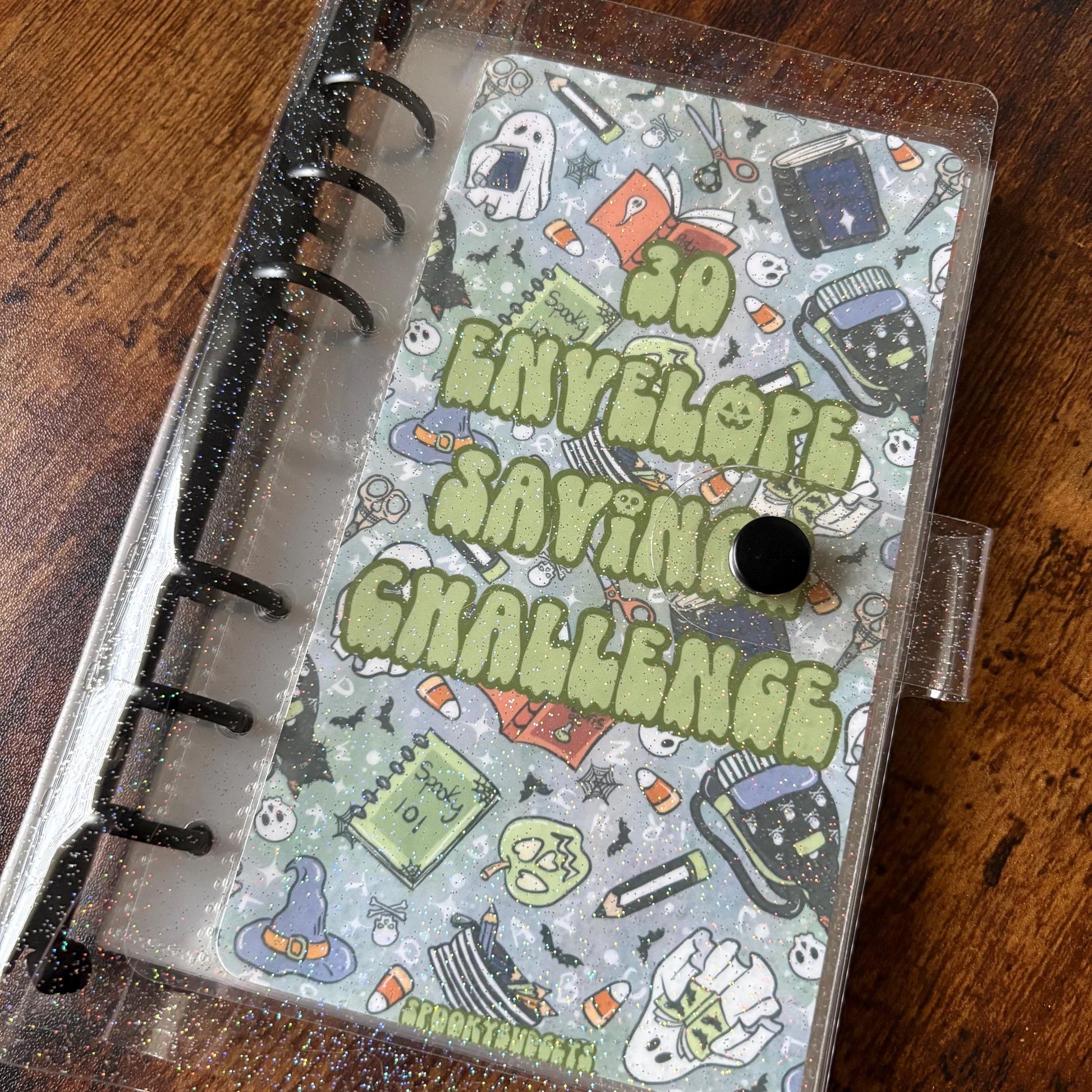 Spooky School 30 Envelope Savings Challenge Binder