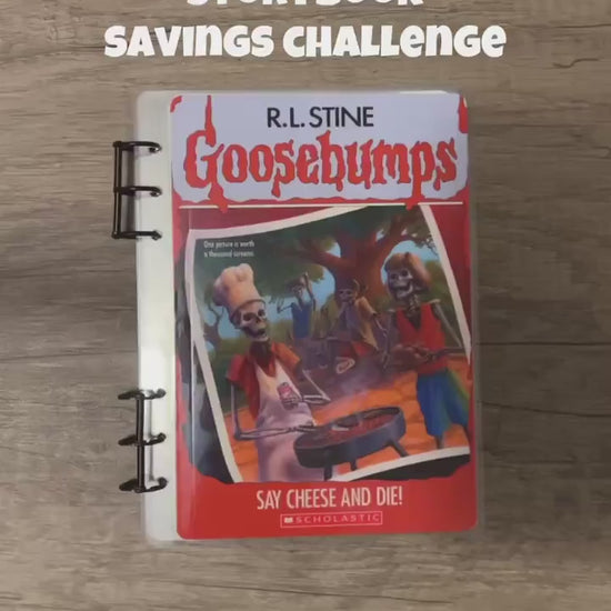 Goosebumps Storybook Savings Challenge 500+ Total Savings w/ Envelope A6 A5
