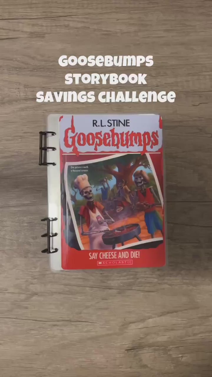 Goosebumps Storybook Savings Challenge 500+ Total Savings w/ Envelope A6 A5