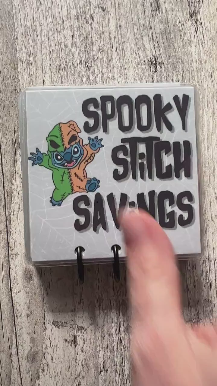 Spooky Stitch 20 Envelope 200+ Savings Challenge Mini Binder