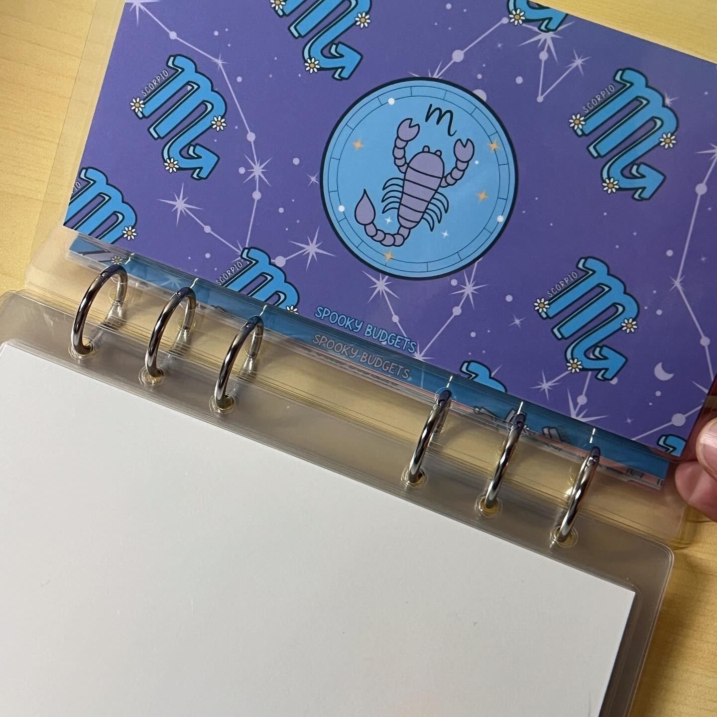 Zodiac Savings Challenge A6 Binder 500/1000 Total Savings